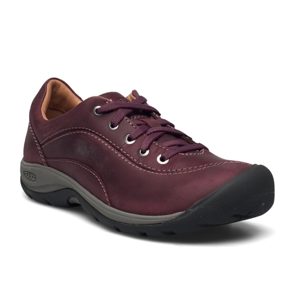 Keen Shoes - Keen Presidio II Winetasting Pep Casual Leather Oxford Shoes Sneakers 7.5 Wide